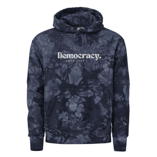 Y2K Democracy Tie-Dye Hoodie