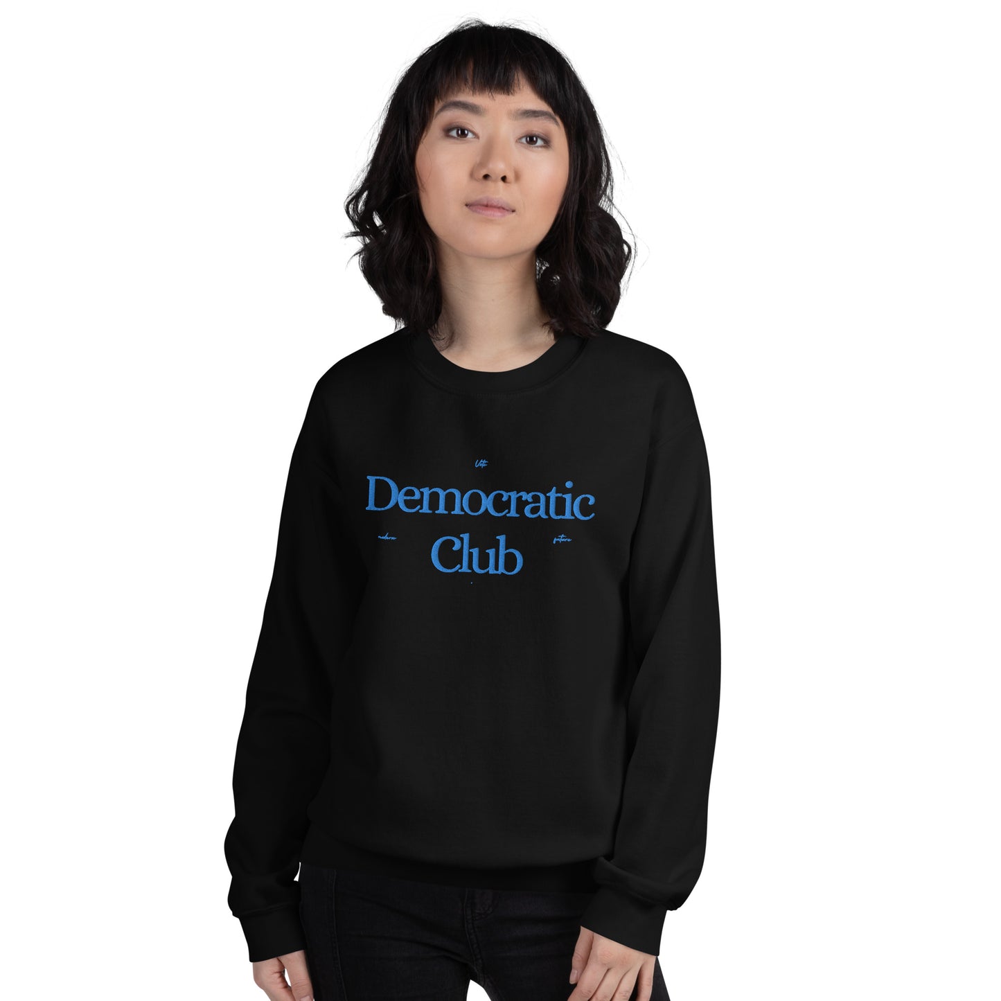 Y2K Classic Fit Democratic Club Sweatshirt