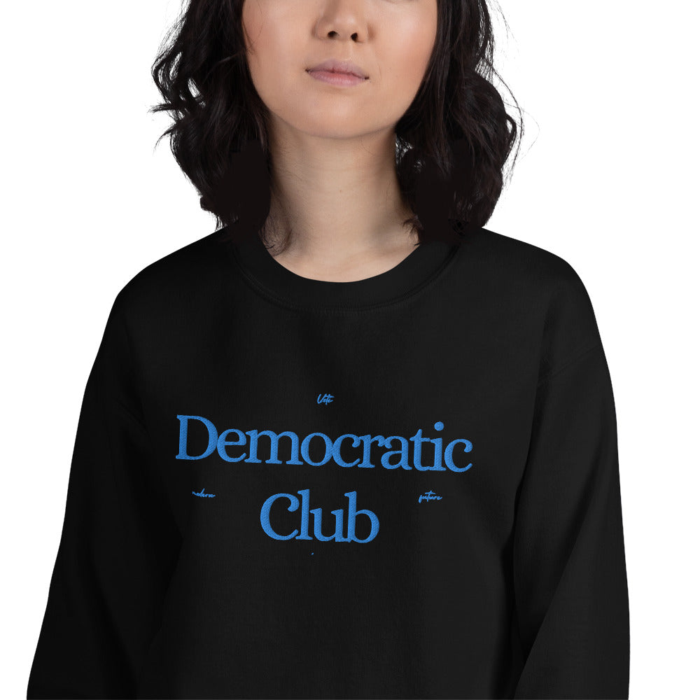 Y2K Classic Fit Democratic Club Sweatshirt