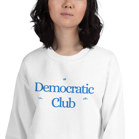 Y2K Classic Fit Democratic Club Sweatshirt