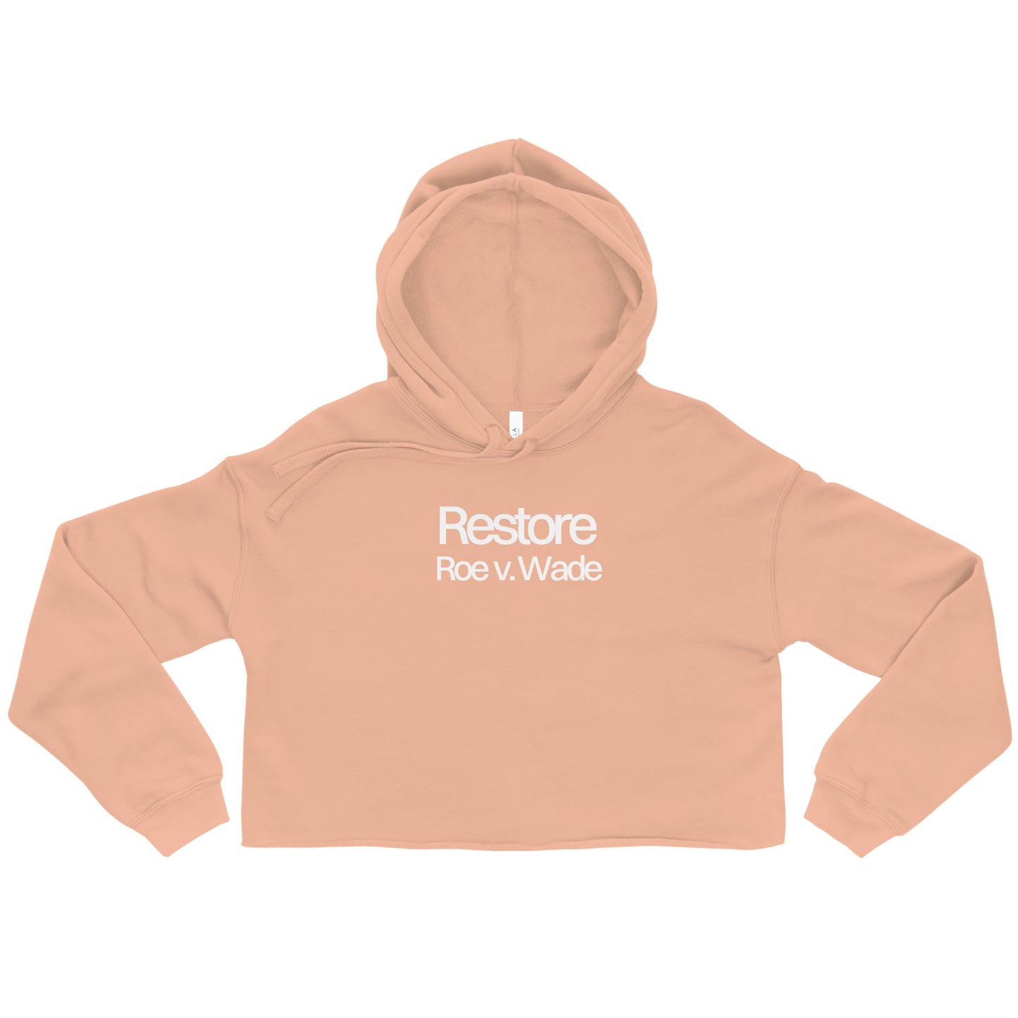 Y2K Dems Restore Roe v. Wade Crop Hoodie